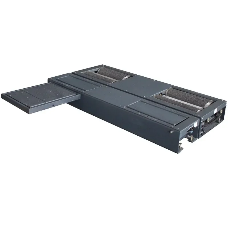 Four-in-one automobile inspection line sideslip, braking, axle load, suspension device detection table