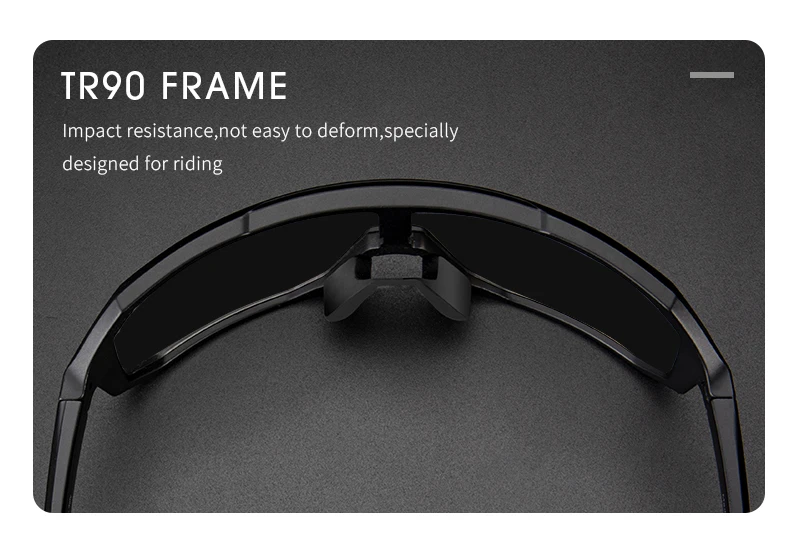 Kapvoe Large-Frame Sports Sunglasses — product information 5