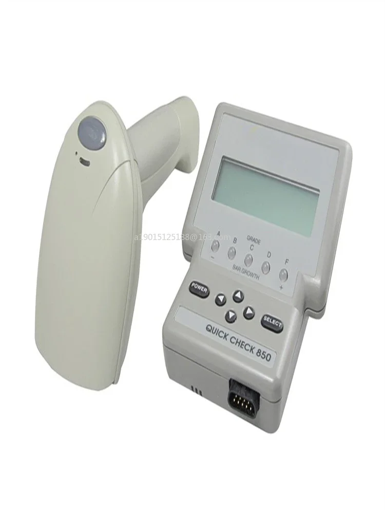 QC850 barcode level detector scanner scanning gun