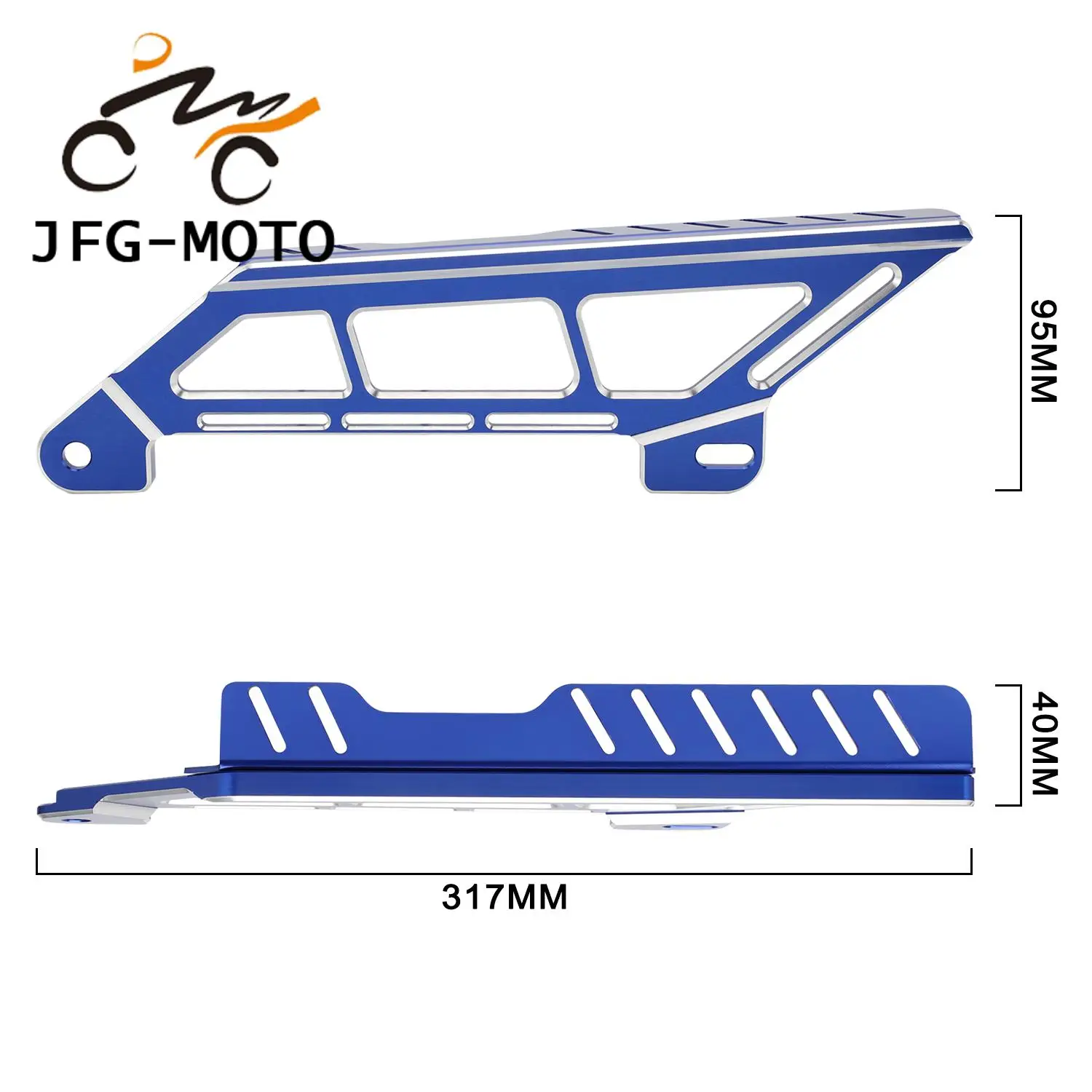 Motorcycles Parts CNC Chain Guard Guide Cover 7075 Aluminum for HAWK 250 HAWK250 Dirt Pit Bike Moto Accessories