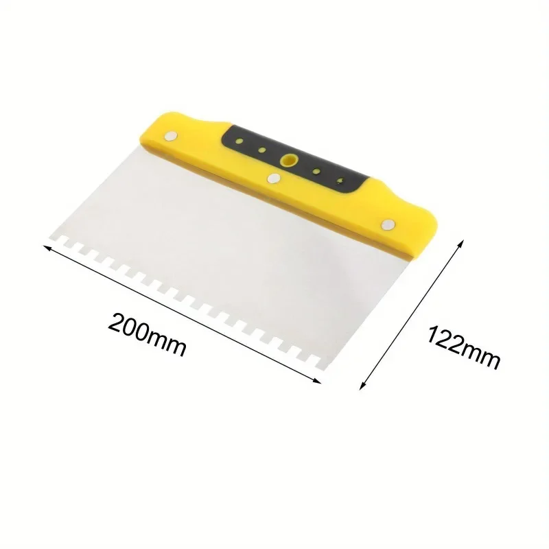 Finishing Trowel Wall Grout Spreading Tools Steel Trowel Putty Notched Spatula Concrete Drywall Trowel Construction Tools