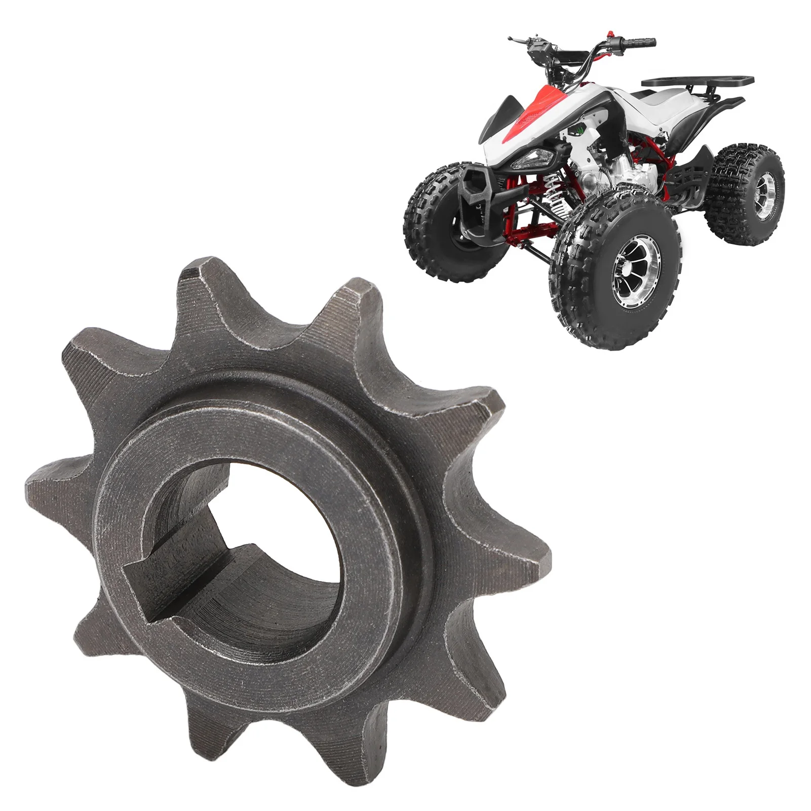 420 10T Front Sprocket 16mm Front Chain Sprocket Enhanced Performance Reliable Power Transfer Steel Alloy for CT200U Mini Bike