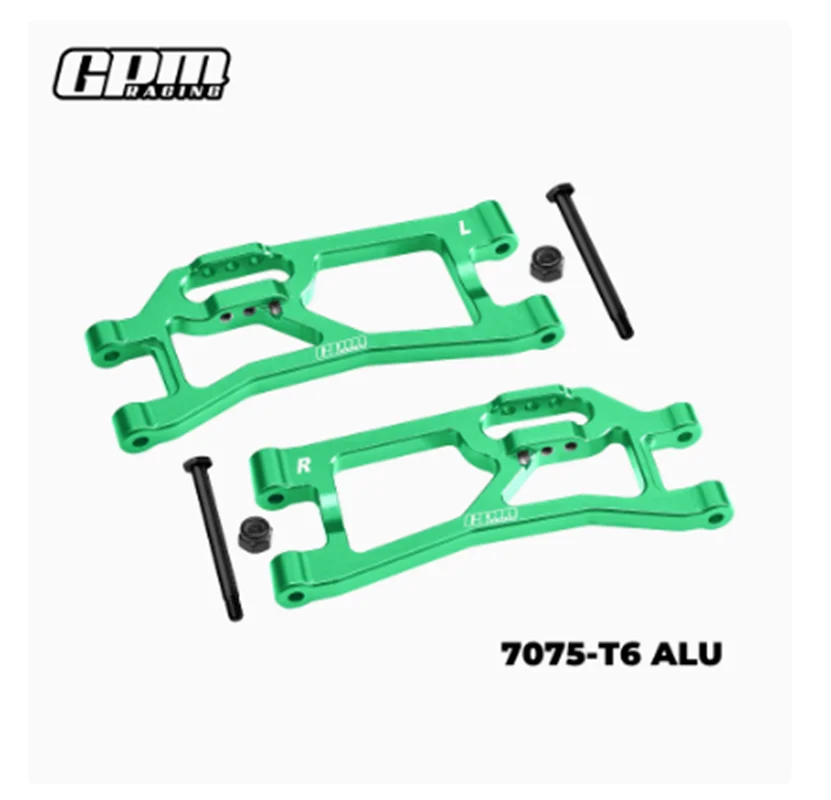 Bracciones de suspensión inferiores traseros de aluminio GPM 7075 para TRAXXAS Mini XRT VXL 3S 10727