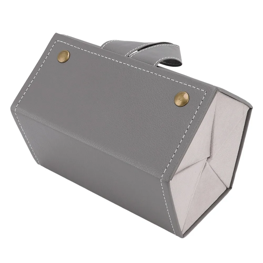 

PU Leather Sunglasses Organizer Case Foldable Design 5 Slots Eyeglasses Storage Case Roll Up Design Multiple Slots
