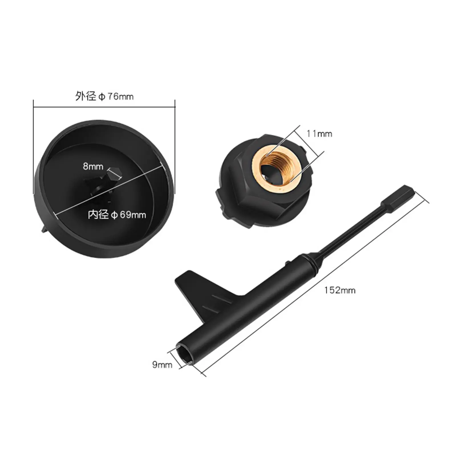 3-delig transmissieolievuller gereedschap auto-accessoires stevige transmissieolie