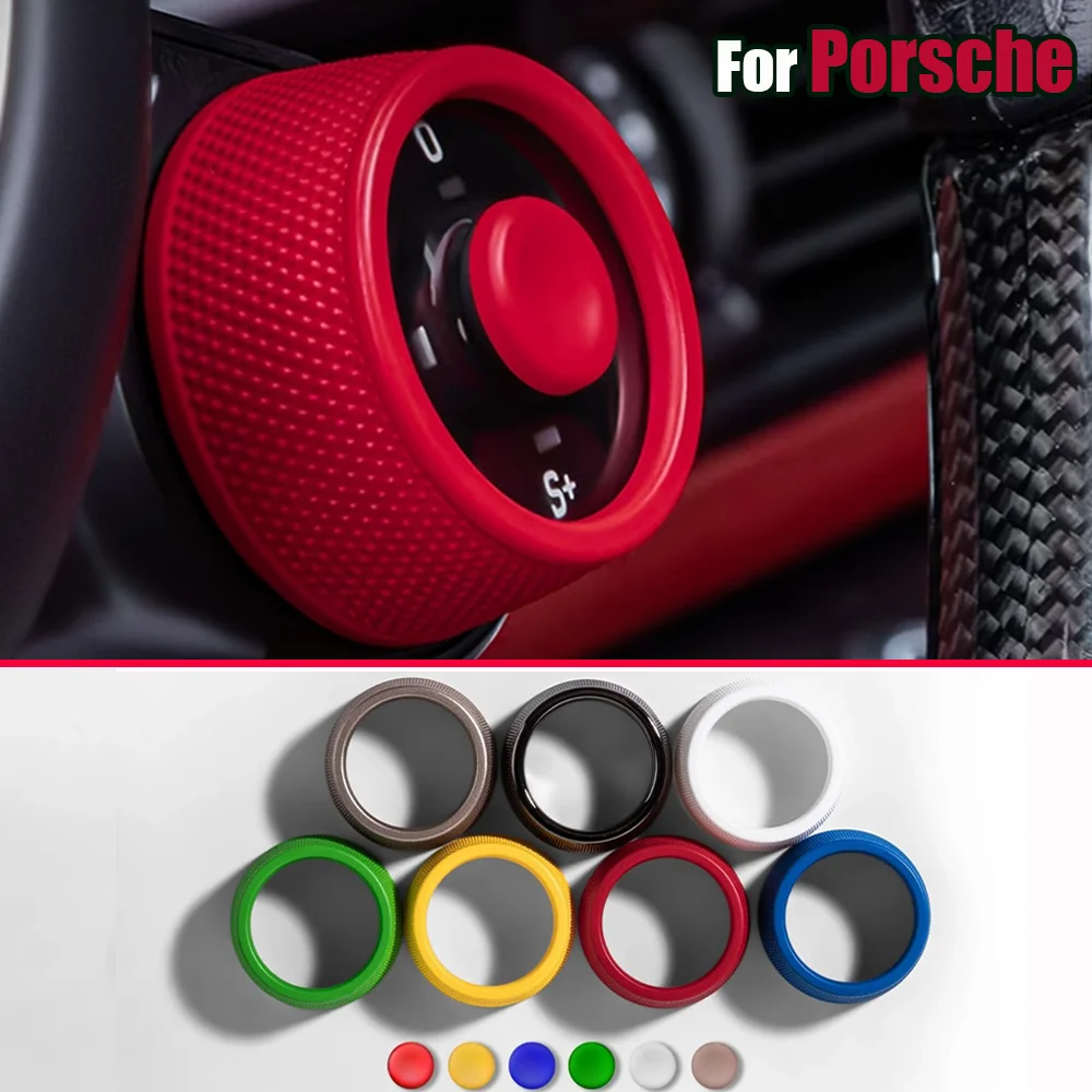 SC Ejection Knob Button For Porsche Cayenne Panamera Macan 911 718 Boxster Taycan Multicolour Car Automobile Steering Wheel