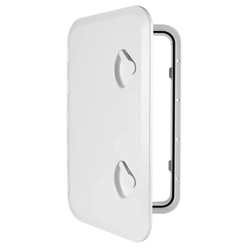Marine Square Deck Hatch 353x606mm ABS Boat Yacht Inspection Cover Waterproof Access Panel for Ship Cabin Floor Window