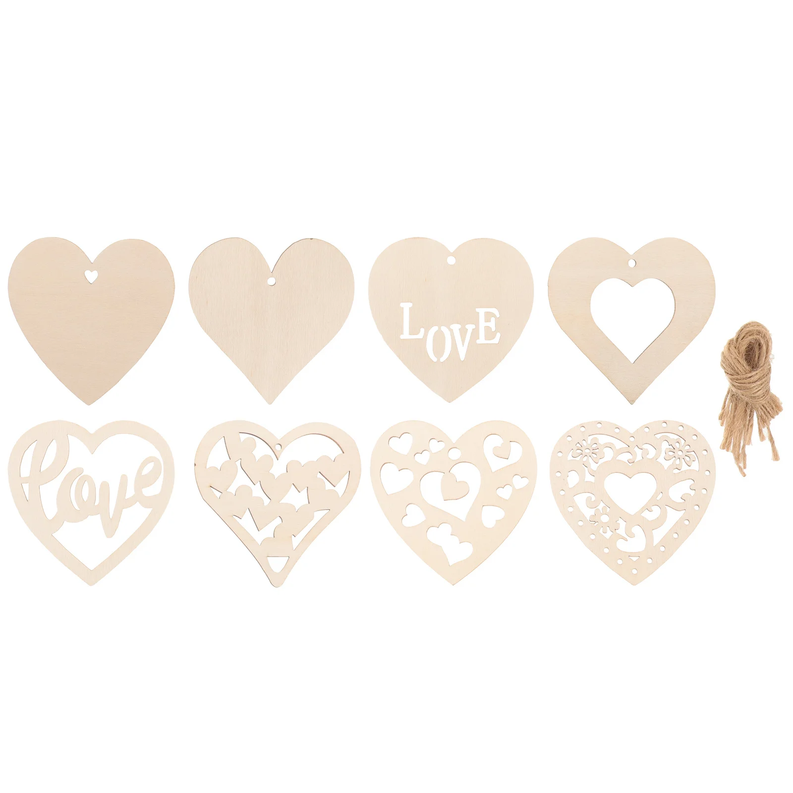 

80Pcs Small Wooden Hearts for Crafts Unpainted Wood Shapes DIY Accessories Decoration Centerpieces Festival Gift Ideas
