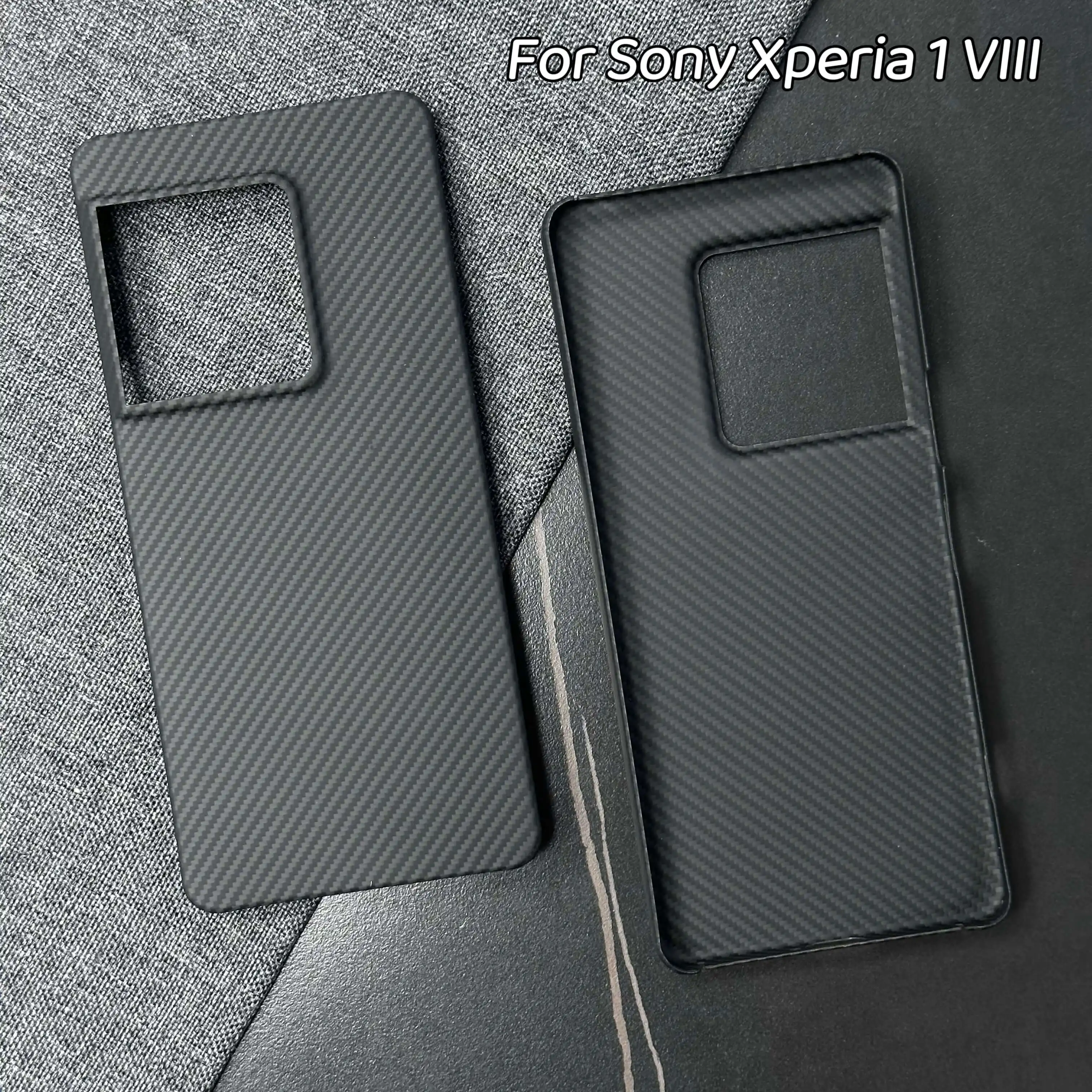 For Sony Xperia 1 VIII 600D Fine Kevlar Aramid Fiber Case Magnetic Magsafe Cover Ultra Thin Hard Shell Shockproof Phone Case