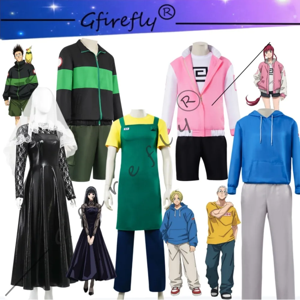 

SAKAMOTO DAYS Classic All Characters Cosplay Costume Apron Full Set Adult Anime Comic Con Halloween Outfit