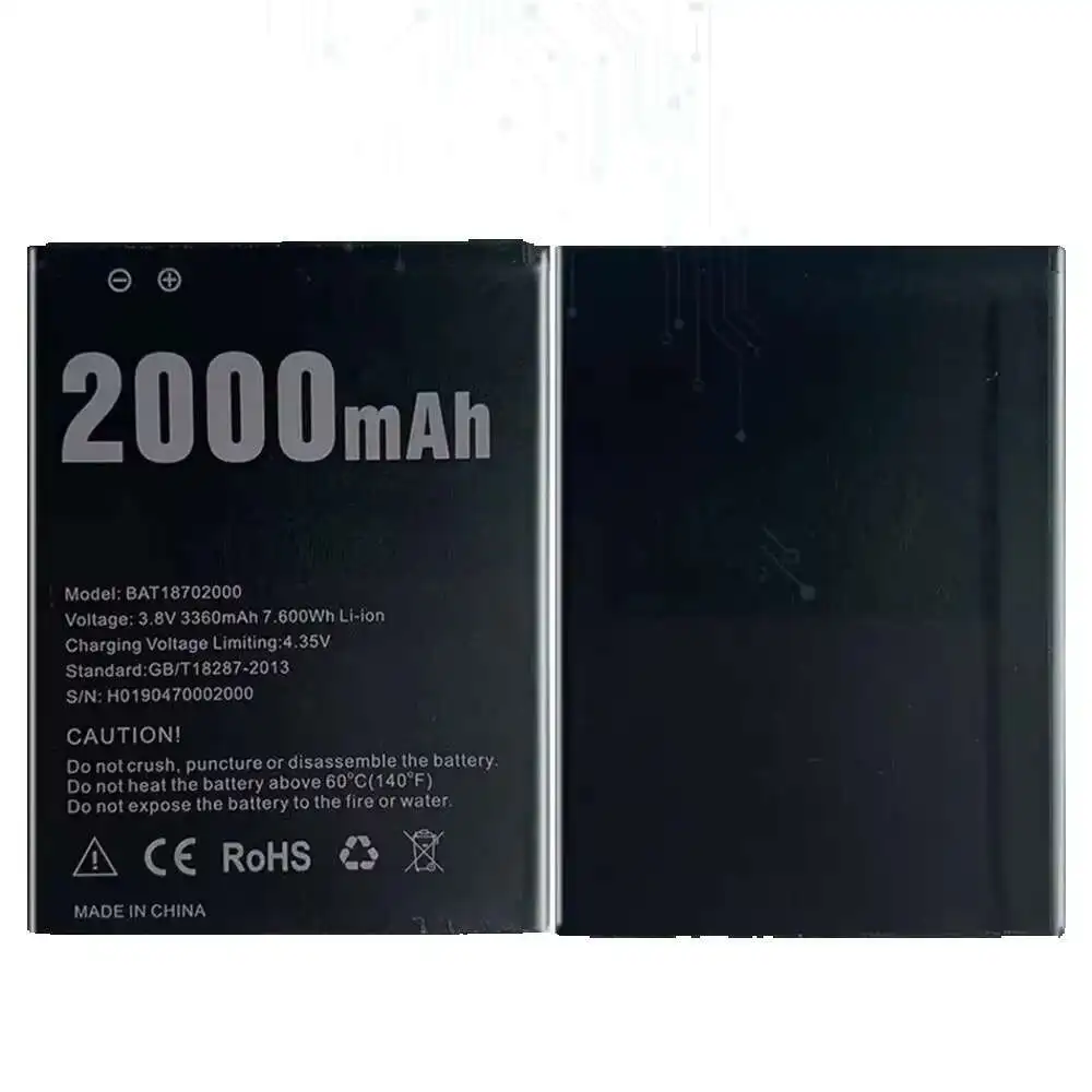 

For Doogee X50 BAT18702000 2000mAh Mobile Phone Battery