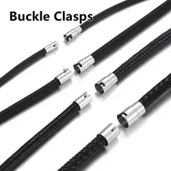1pcs Lace Buckle Clasps for Leather Cord Bracelet Jewelry Making Accessories Stainless Steel Magnetic Clasp Fastener Closure