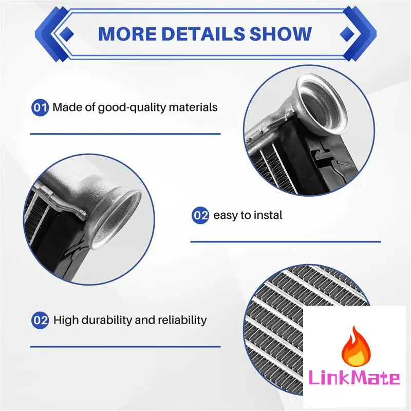 

Heater Core Warm Air Water Tank 64119128953 For BMW E80 E81 E82 E84 E88 E90 E91 E92 Heat Exchanger