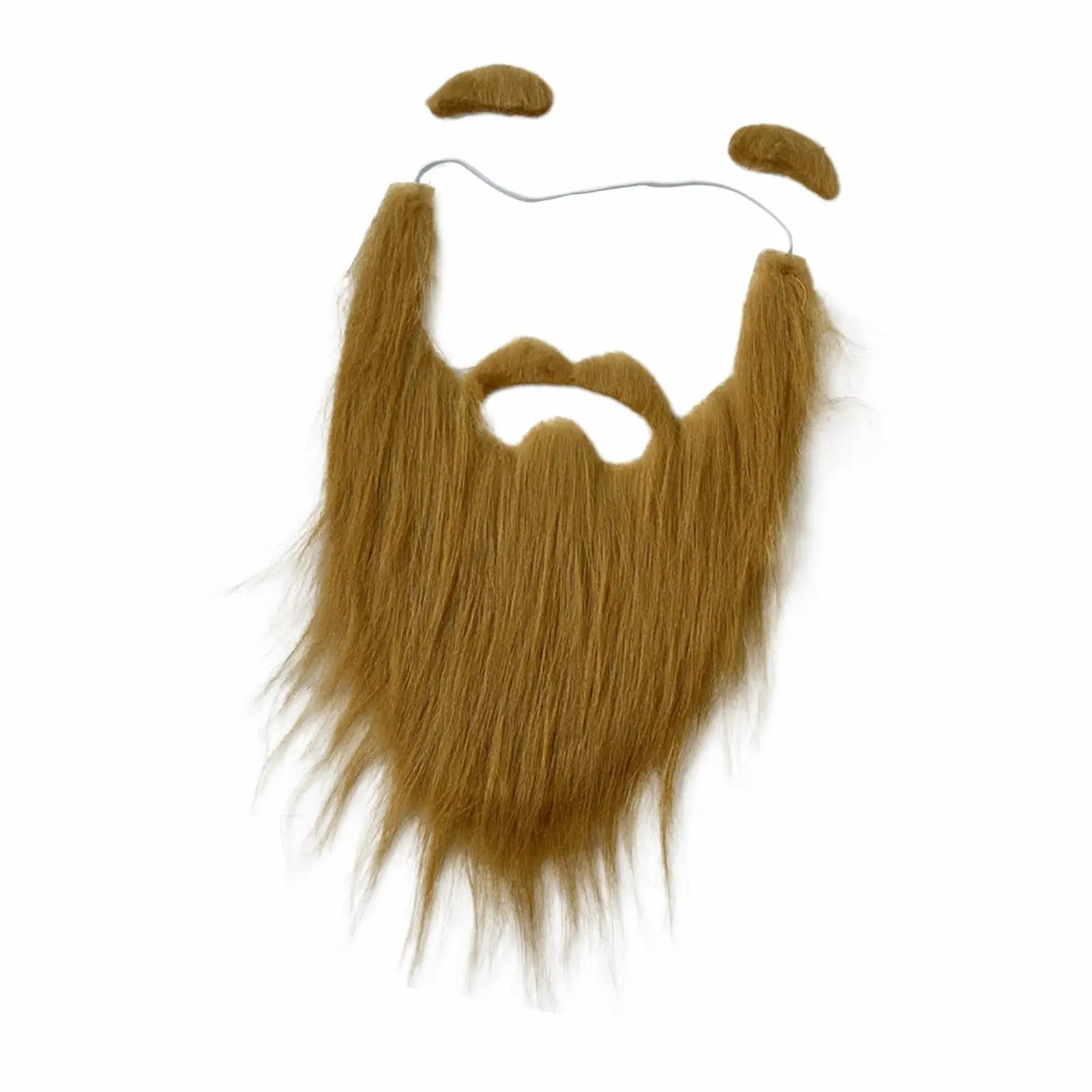 False Beard and Eyebrow Set Mustache Costume False Beards False Facial Hair for Easter image 2