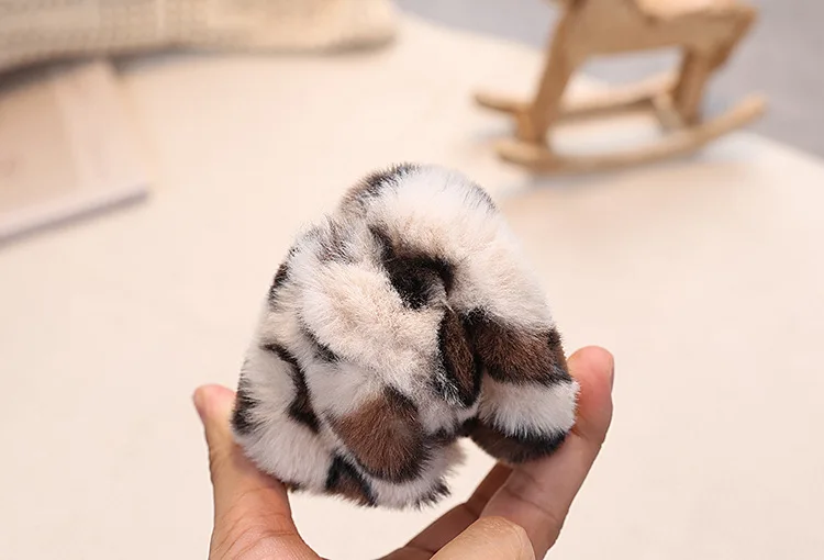 Kinder Warme Flache Freizeitschuhe 2027 Mode Herbst Winter Koreanische Leopardenmuster Plüschschuhe Plüsch Mädchen Baumwollschuhe – Detail 11