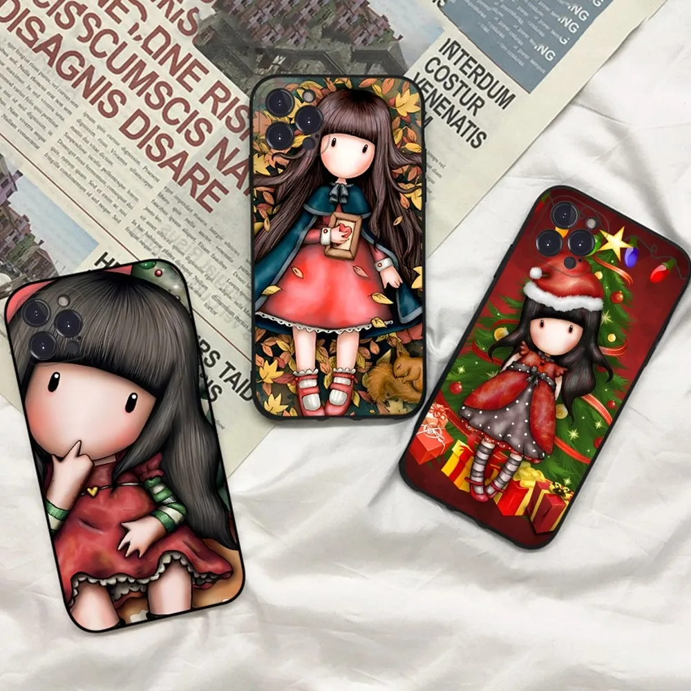 Cute Cartoon Girl Kid santoro_gorjuss Phone Case For iPhone 15 14 11 12 13 Mini Pro XS Max Cover 6 7 8 Plus X XR SE 2020 Funda