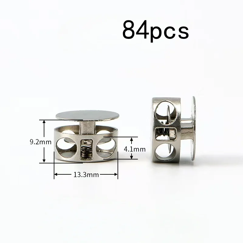 84Pcs Sturdy Shoe Locks for Sneakers, Slide-in Fixing, Durable & Secure for Sports