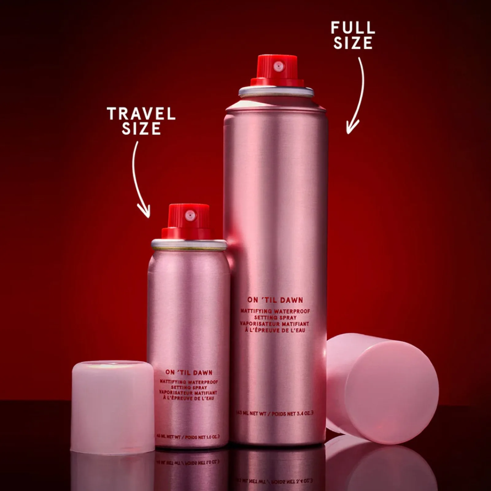 بخاخ تصفيف جديد، بخاخ تصفيف، تأثير مكياج ثابت، إعداد مكياج يومي شفاف 143 مل