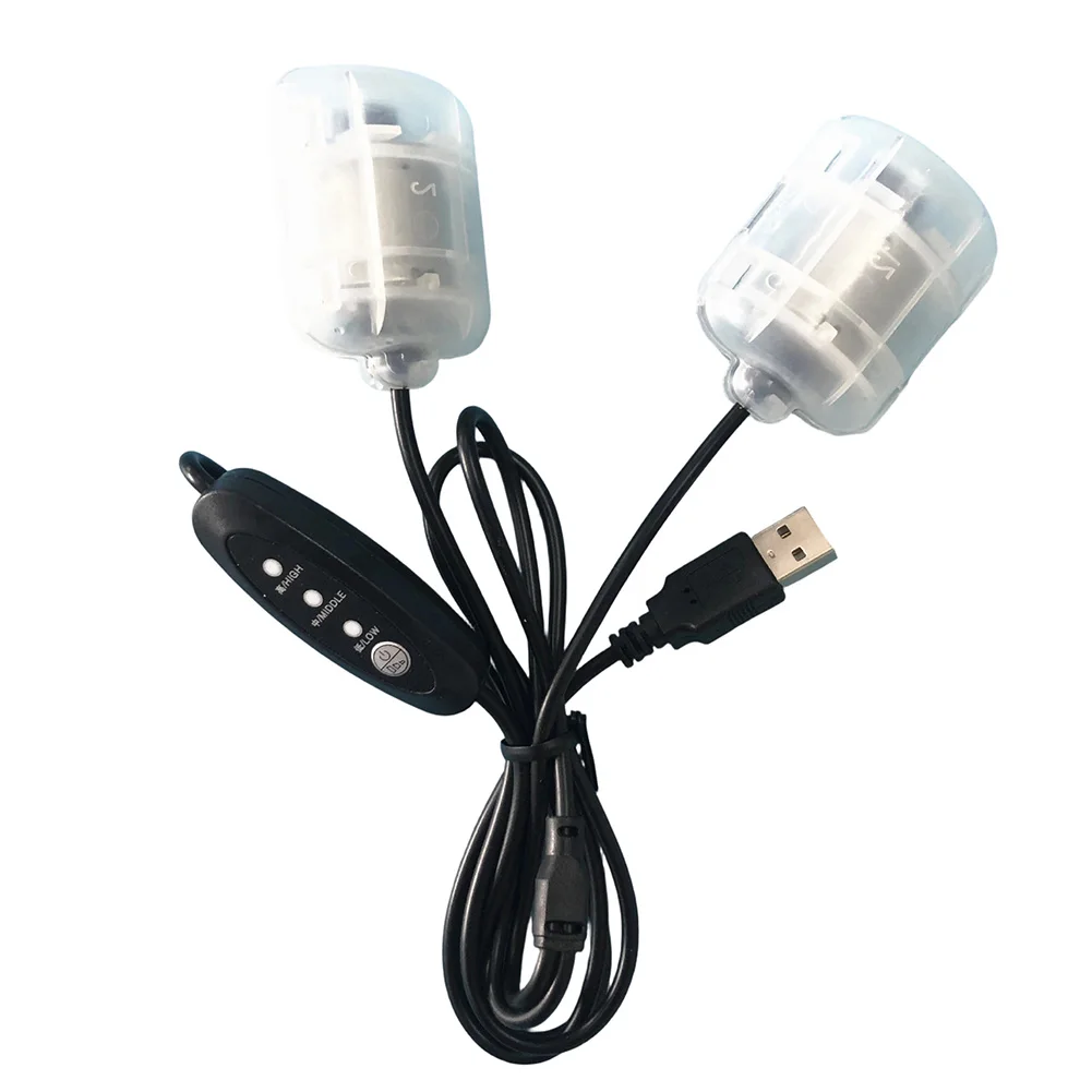 1pc DC5V USB Vibrating Dual Motors 3 Speed Regulator Massage Device Vibration Motor For Electrical Equipment Accessories