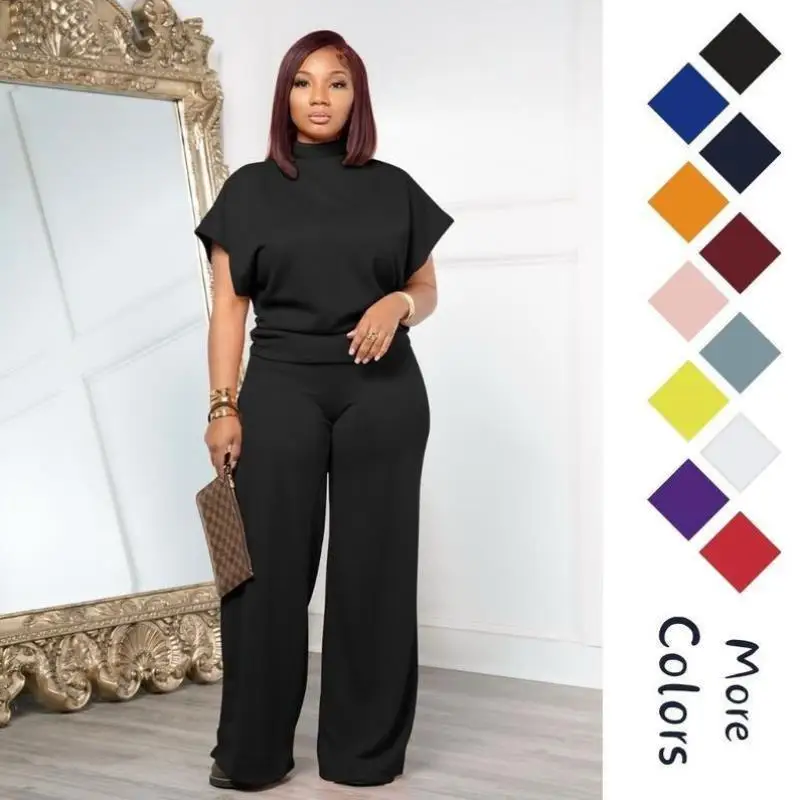 

New Summer Lightweight Soft Smooth Two-Piece Set for Women Casual Sportswear Seven-Quarter Sve ort Pants