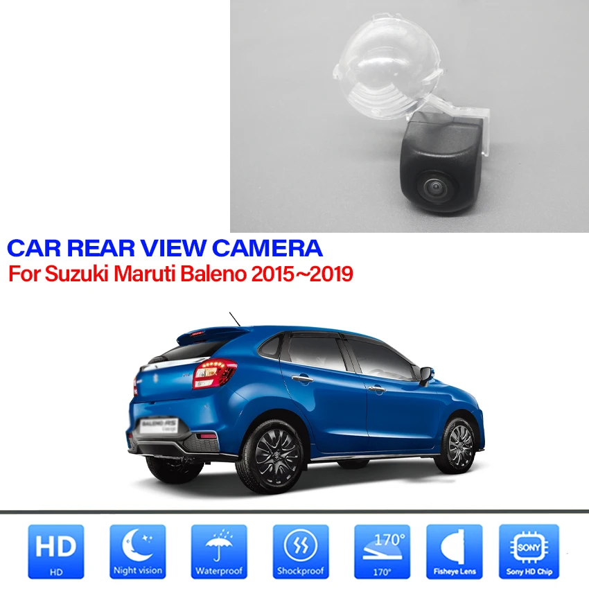 Rear View Camera For Suzuki Maruti Baleno 2015 2016 2017 2018 2019 HD CCD Night Vision Backup Reverse Camera Parking Camera