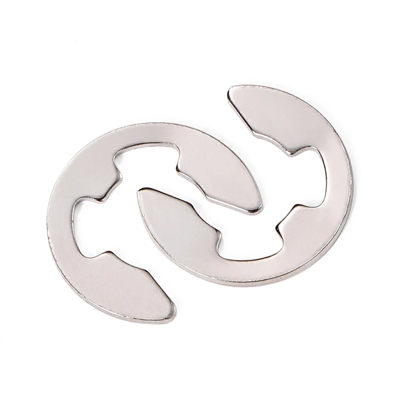 Nickel Plated Carbon Steel Retaining Ring For 9mm/10mm/12mm E-Ring E Clip Snap Ring Shaft Circlip M9 M10 M12