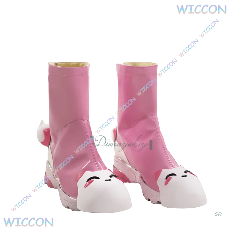 Amanda/Kiriko Dancing Lightly In The Rain Cosplay Costume Game OW2 Raincoat Shoes Skirt Wig Accessories Full Set Halloween Carni view 6