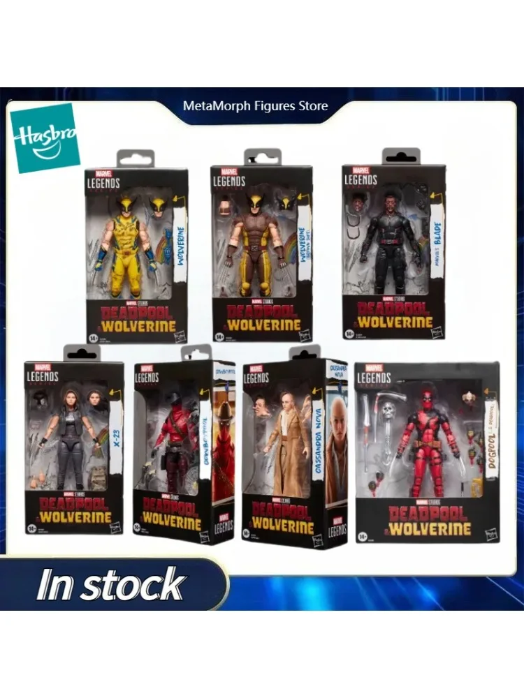 Originele Hasbro Marvel DEADPOOL/CASSANDRA NOVA/COWBOYPOOL/X-23/BLADE/WOLOVRINE (BRUIN PAK)/WOLOVRINE Anime Figuur Speelgoed - afbeelding 2