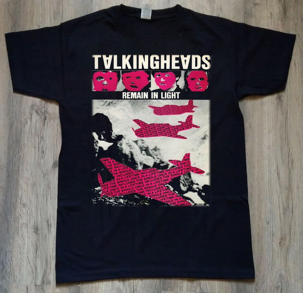 NEW Talking Heads Remain in Light Gift For Fan Black Size S-2345Xl Shirt AC1148