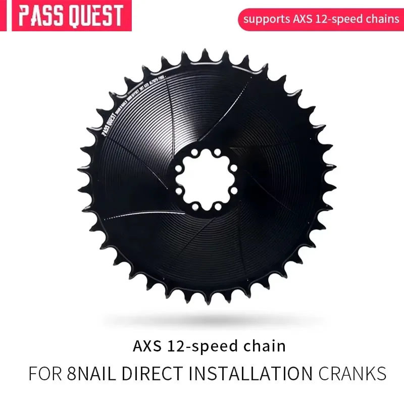 

PASS QUEST 8Nails ( 3mm offset) AXS GRAVEL/ROAD XX SL Narrow Wide Chainring 28-42T Only supports AXS 12 speed chains Bike Parts