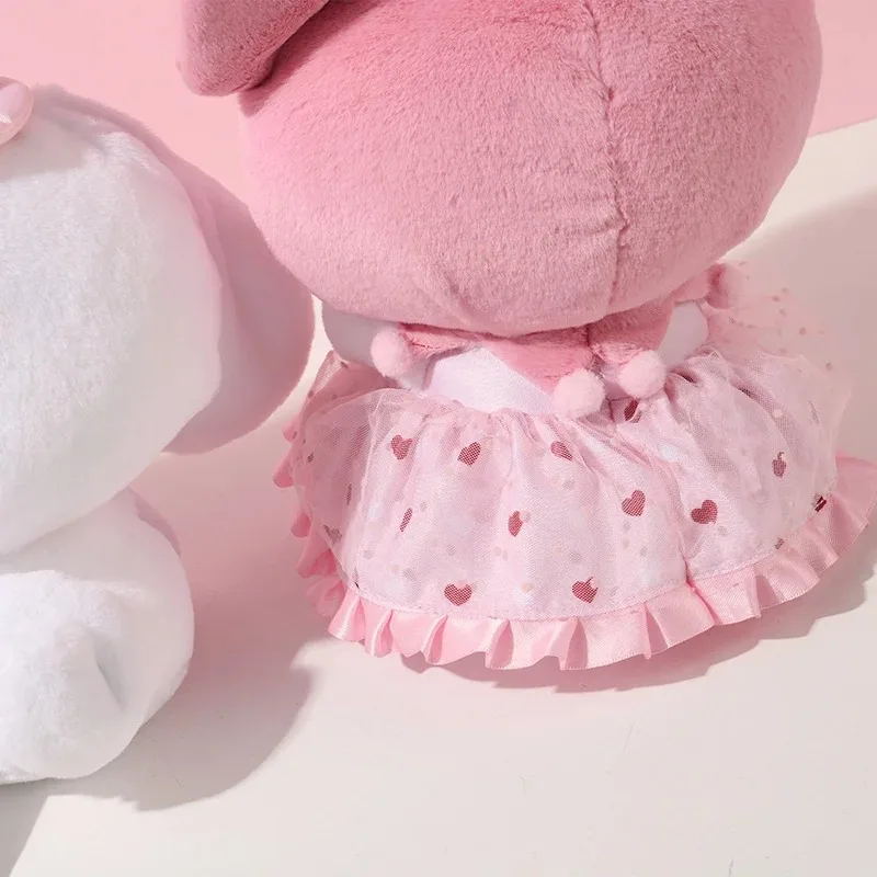 Kawaii Anime Sanrioed Hello Kitty Kuromi Cinnamoroll Plush Dolls Room Ornaments Pillow Toy Girl Children Birthday Valentine Gift image 4