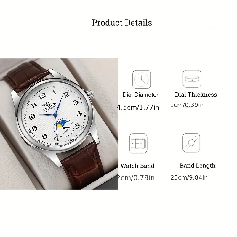 ساعة عمل كوارتز للرجال والنساء ، أزياء ترفيهية