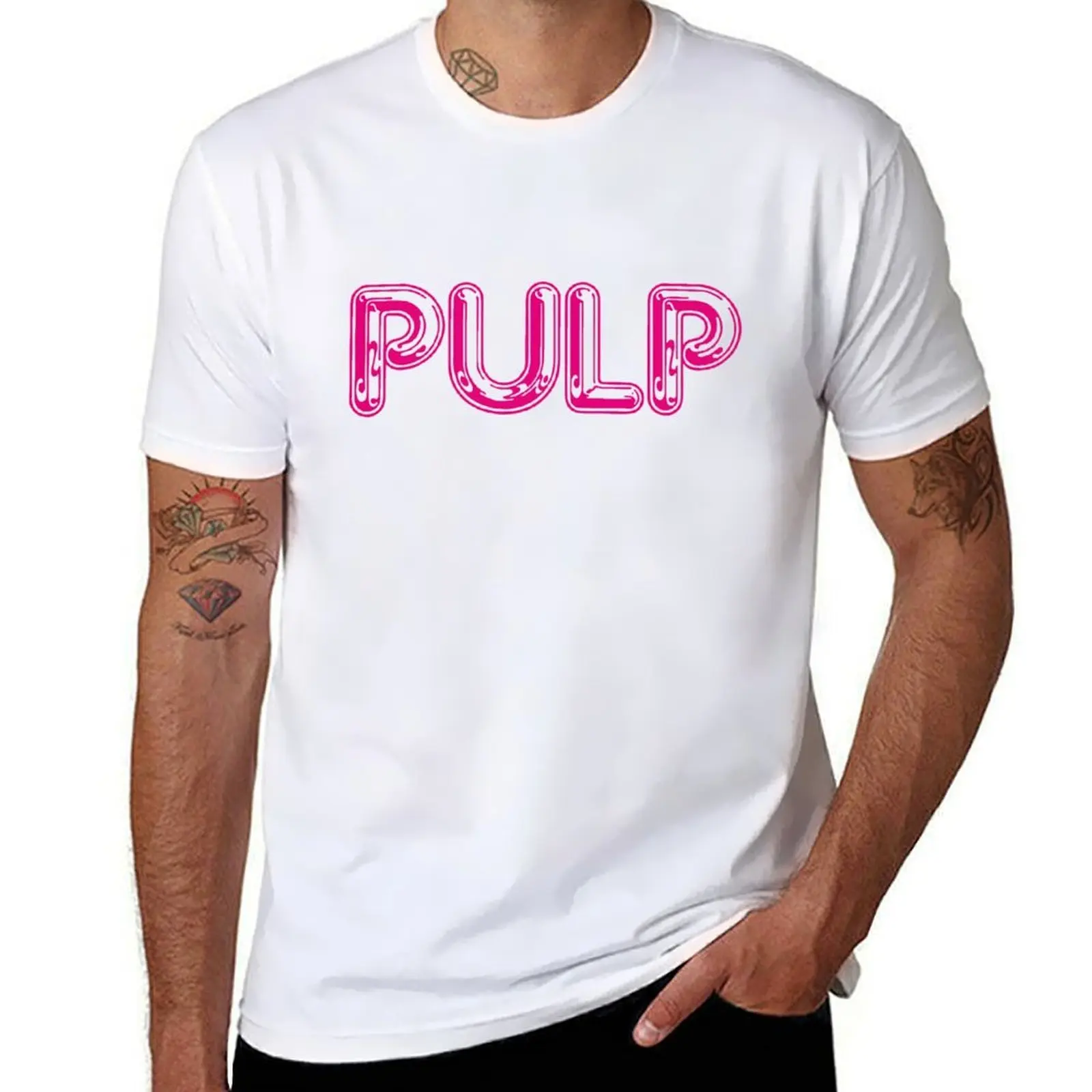 

PULP 2023 World Tour Logo T-Shirt t shirts for man cotton soft t shirt for man 100 percent cotton T-Shirt
