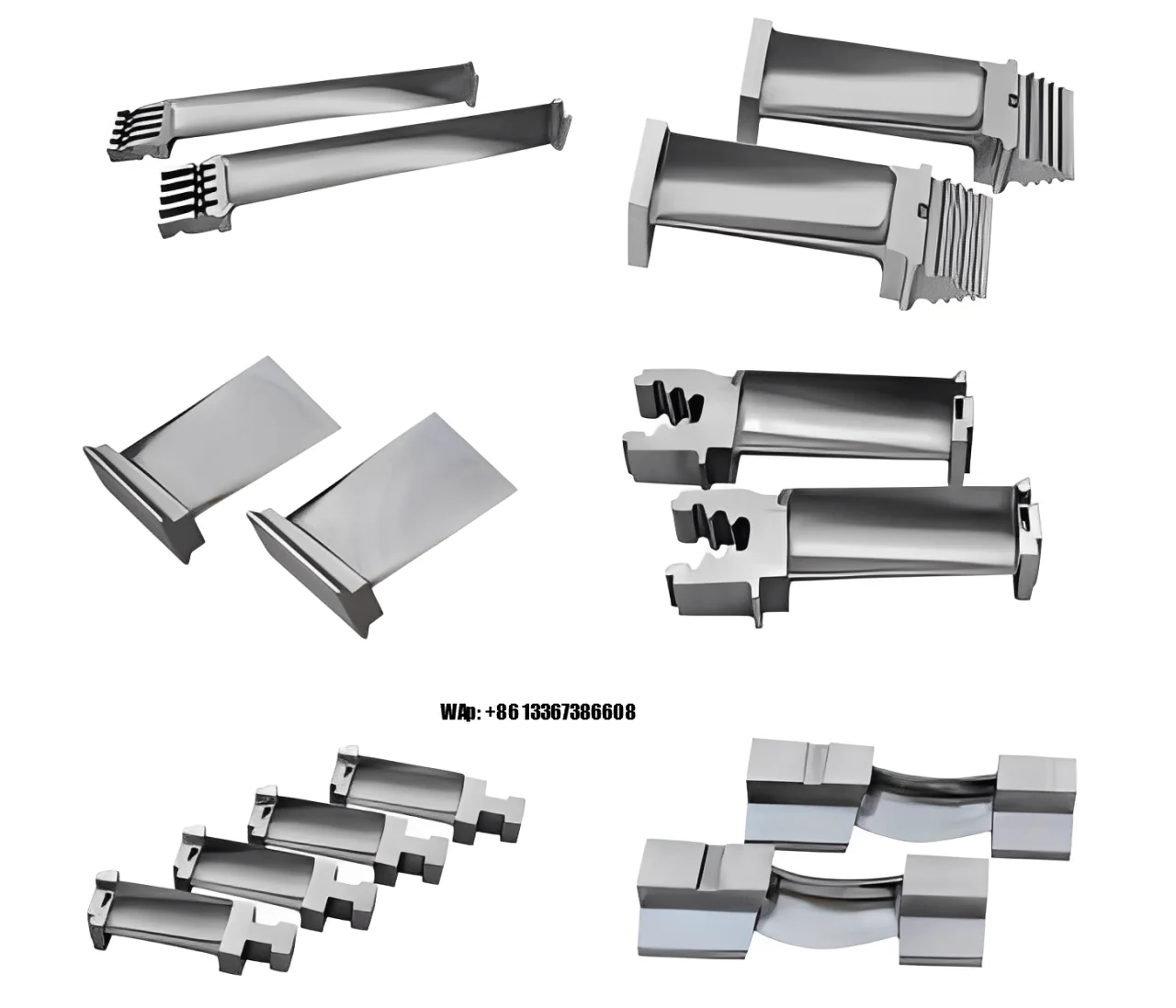 Universal Custom Solar GE Gas Turbine Spare Parts for Power Plants Turbine Blades Compressor Vanes