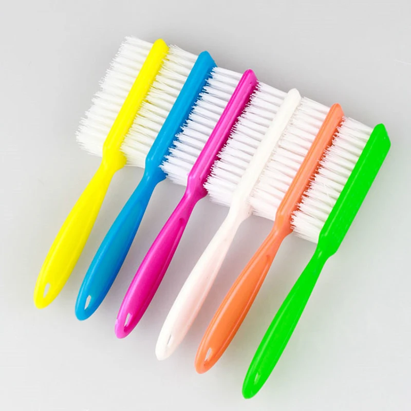 1PCS Kunststoff Nagel Reinigung Pinsel Griff Grip Entfernen Staub Reiniger für nagellack Lange griff Nail Pinsel nail art pflege Zubehör
