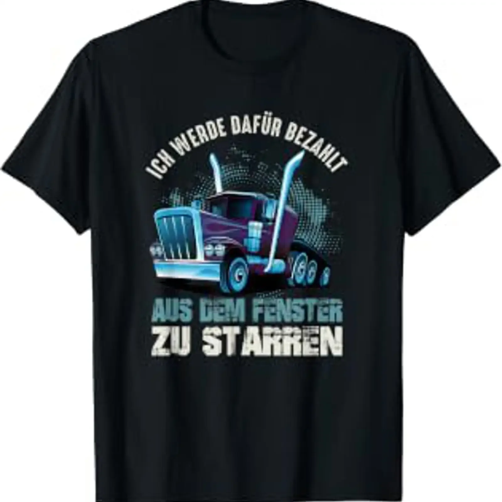 Truck driver and trucker souvenir for long distance drivers T Shirt vintage Washed Casual Breathable Stylish Stretched