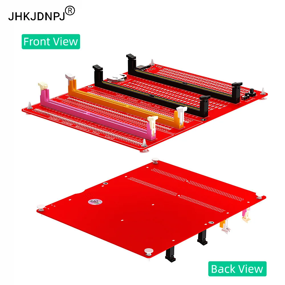 3 in 1 Combo DDR3/4/5 RDIMM/UDIMM Memory Tester, Desktop Computer DDR3/4/5 Memory Test Card with LED Indicators