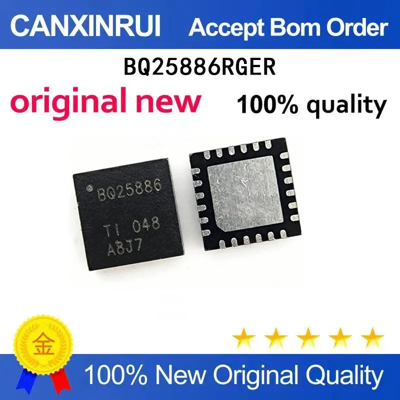 

(5-100 Pieces) Brand new original BQ25886RGER QFN24 spot chip IC