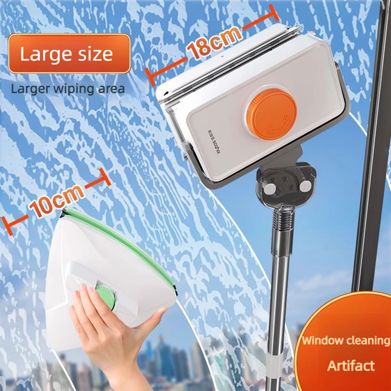 Window Cleaner JOYBOS Unlimited Adjustable Magnetic Glass Professional Double With Telescopic Rod Window For Home Cleaning Brush