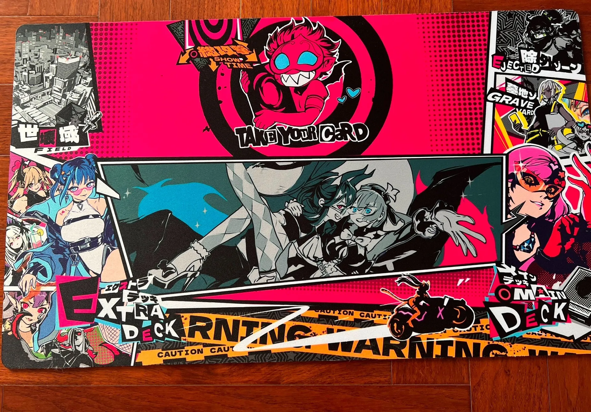 Yugioh Fabled Lurrie & LiveTwin Play Mat Yu-Gi-Oh! Trading Card Games Mat Duel Plate Rubber Card Mat Mouse Pad