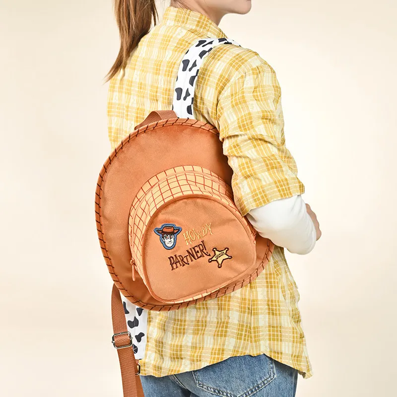 

Оригинальный рюкзак «История игрушек» с Вуди и Баззом Лайтером, детская школьная сумка, повседневный рюкзак, дорожная сумка через плечо, подарок на день рождения для детей