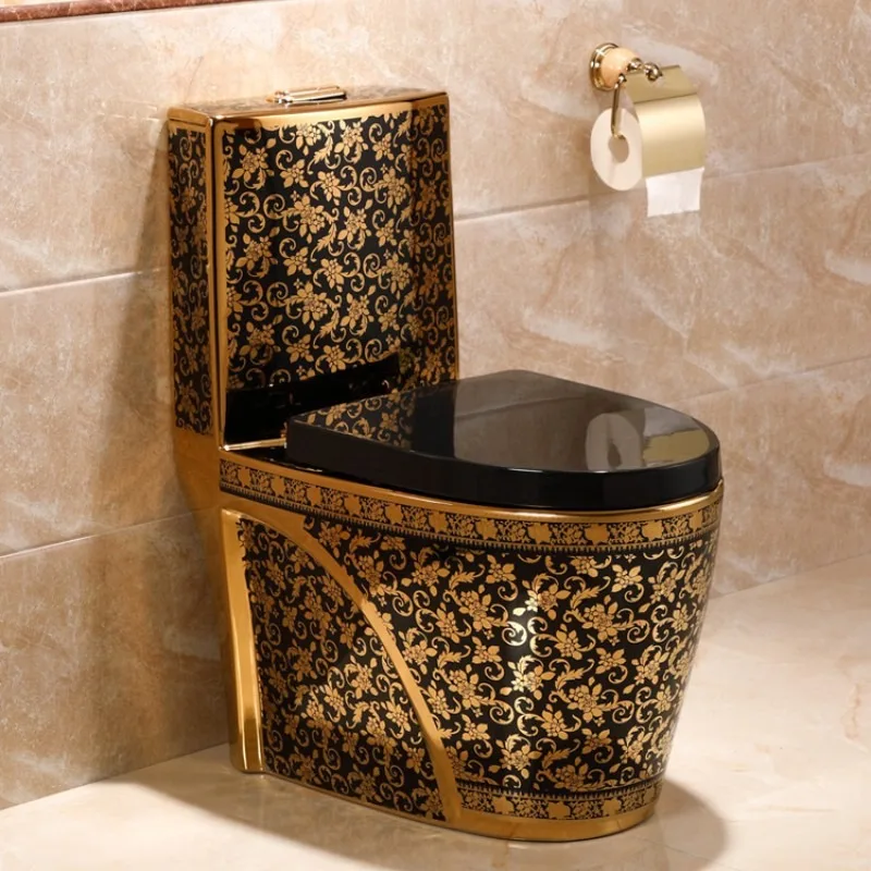 European gold  ceramic bathroom toilet deodorant toilet color