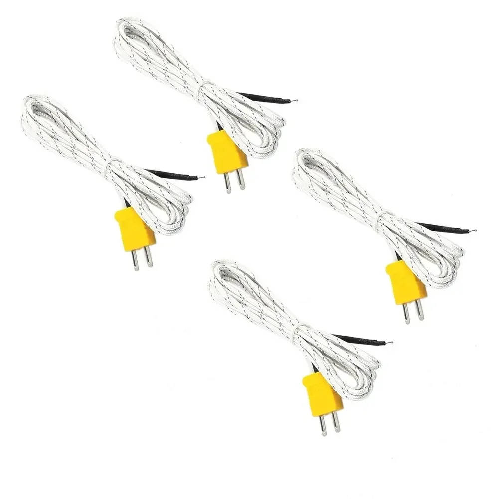 

4 шт. K тип 0-400C датчик температуры термопара зонд медный провод 2 метра 6,5 фута