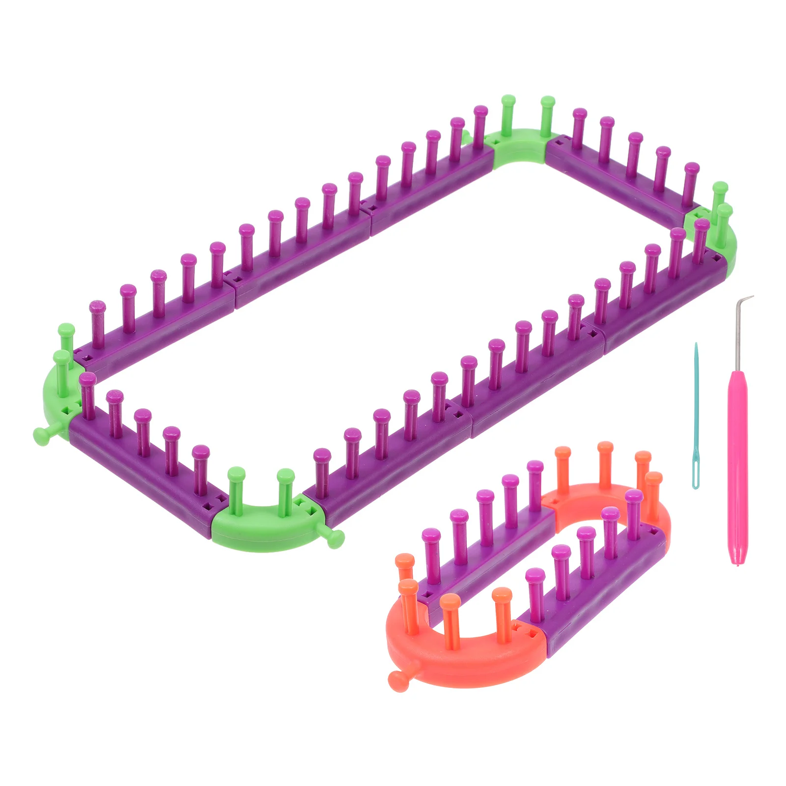 

1Set Plastic Sweater Knitting Mini Diversified Kit Home Hat Scarf DIY Wool Hand Knitting Board Weaving Tool for Craft