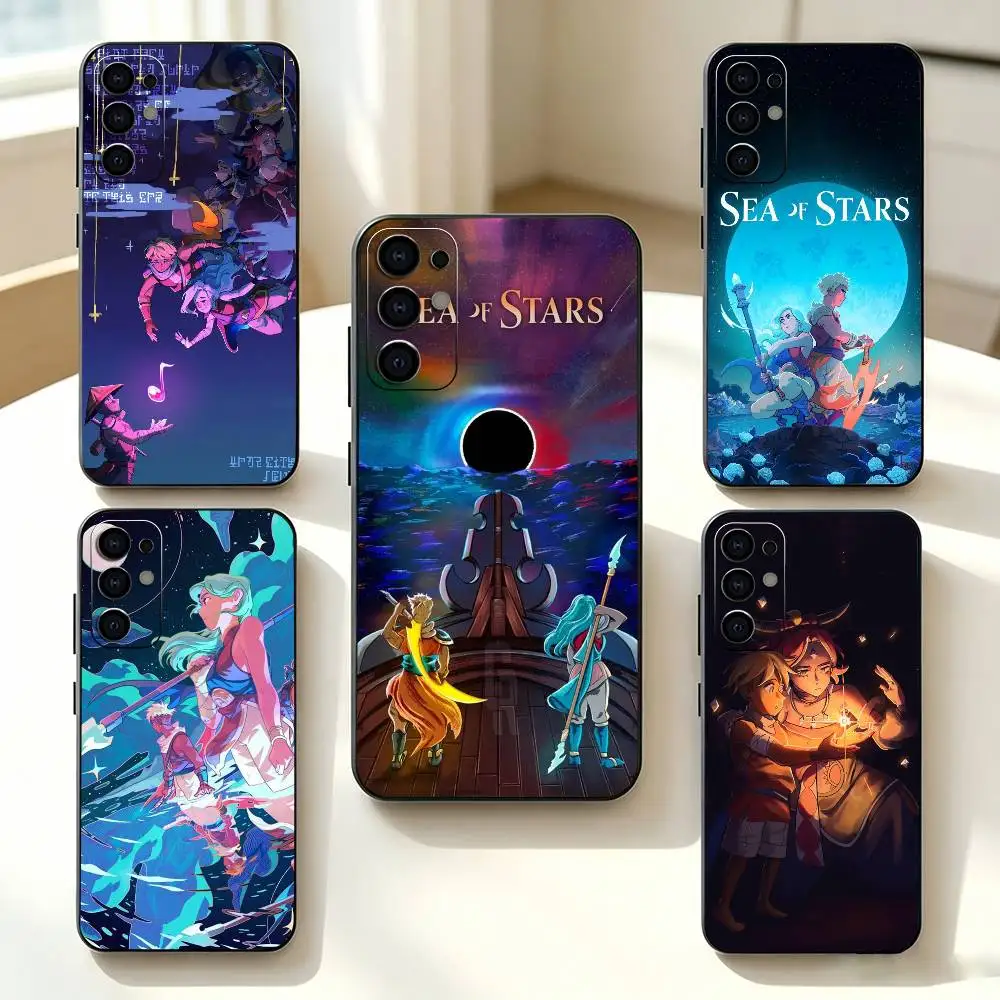 Game Sea of Stars   Phone Case Black Silicone Soft For Samsung S25,S24,S21,S22,S23,S30,Ultra,S20,Plus,Fe,Lite