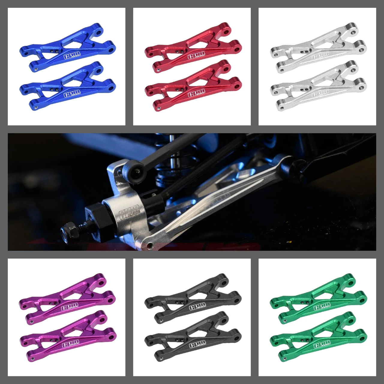 

GPM 7075 Alloy Rear Lower Arms For LOSI 1/24 Micro-B / 1/28 Micro-T LOS00007