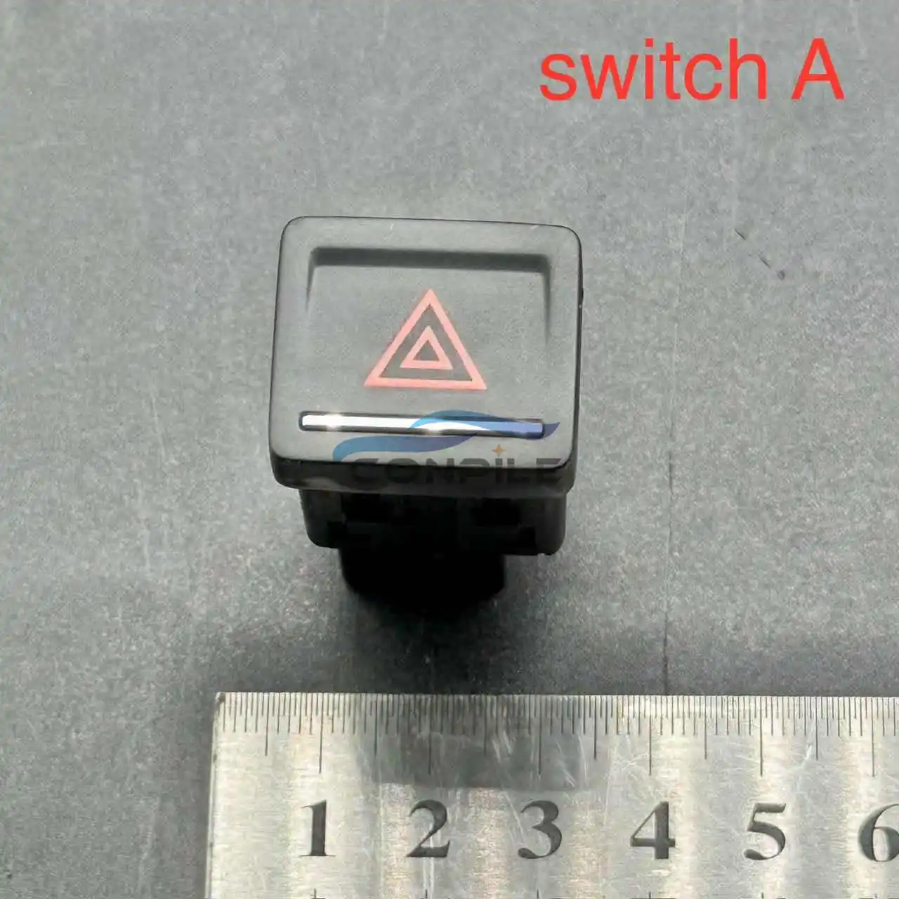 

1pc for VW Golf 7 7.5 generation center console emergency light switch button dual flashing light button