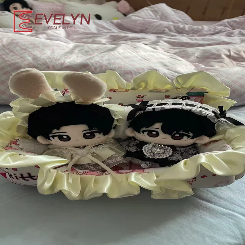 エブリン コットン人形用ソファ 10cm 20cm コットン人形用ベッド 人形用ハウス用品