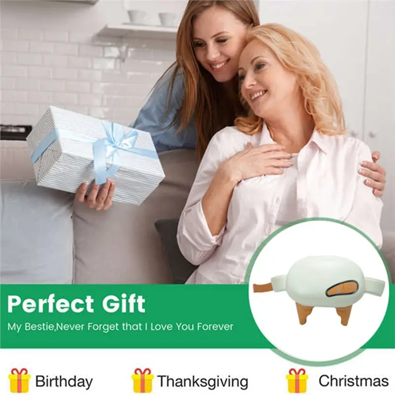 Elektrisches Knetmassagekissen mit Wärme für Nacken, Schulter, zur Linderung von Nacken, Taille, Beinen und Körper