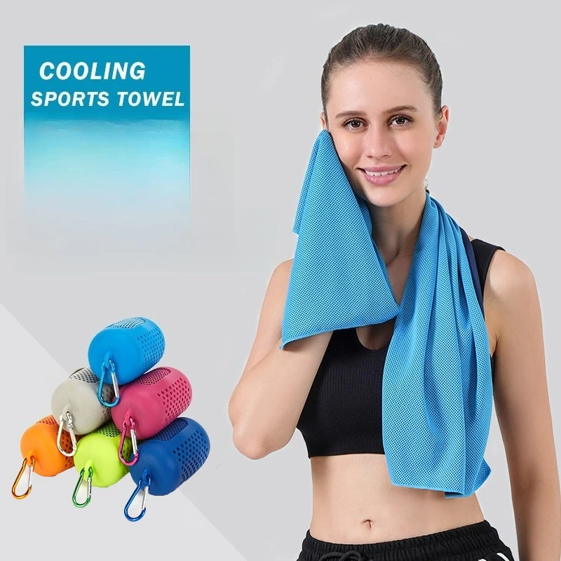 Cooling Quick-Dry Sports Towel, Fast-Absorbing Fitness Wrist Sweatband, Ice Cold Towel